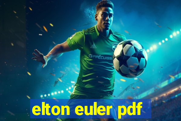 elton euler pdf